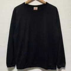 Goodwear ロンT グッドウェア USA クルーネック ロングスリーブ 黒のサムネイル