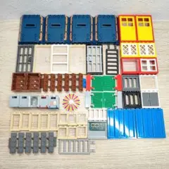 【匿名配送】LEGO 50個 ドア 窓 収納 小窓 エクステリア お家 建物に