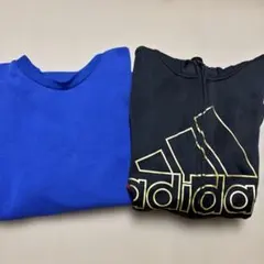 adidas パーカー&トレーナー2枚セット