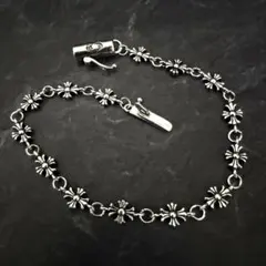 クロスチェーンブレスレット シルバー 十字架 ゴシック メンズ レディース