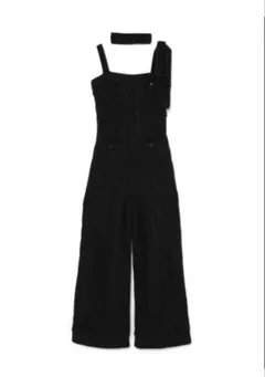 サロペット・オーバーオール・オールインワン ANDMARY Cable knit rompers Andmary Cable knit rompers black - メルカリ