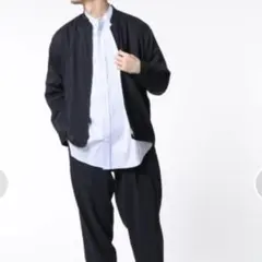 アダム エ ロペ　オーバーサイズ ZIPシャツブルゾン L