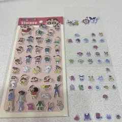 クレヨンしんちゃん ぷっくりステッカー おまけ付き