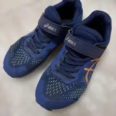 asics ネイビー スニーカー 22cm