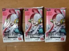ワンピースカード　入場者特典　チュートリアルデッキ　フィルムレッド　ウタ　３個