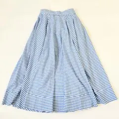 MADISONBLUE サーキュラー ギンガムチェックスカート 01 ブルーのサムネイル
