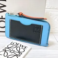 ロエベ LOEWE レザー アナグラム フラグメントケース コインケースER96