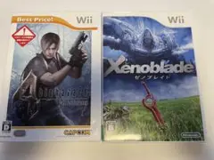 バイオハザード4 Wiiエディション & ゼノブレイド Wii 2枚セット
