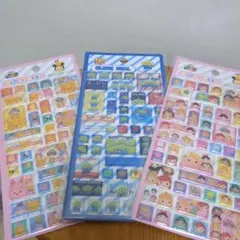 ディズニー ブロックシールセット 3枚