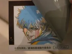 銀魂　吉原大炎上　映画特典　坂田銀時　アニメ原画ステッカー