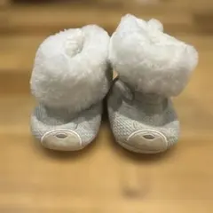 ベビー用 ファーブーツ グレー