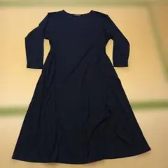 ブラック ロングワンピース 4L