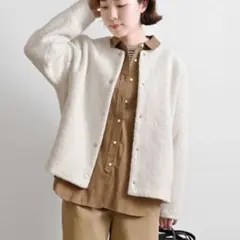 《1回着用》ドゥセー deux c❤︎カールボアショートコート