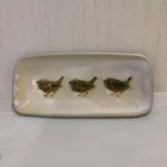 岡本芳久♡益子焼♡小鳥柄 岡本芳久♡益子焼♡小鳥柄 - メルカリ