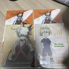 僕のヒーローアカデミア 爆豪勝己 クリアファイル 4枚セット