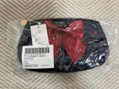 メゾンドフルール　【sweet掲載】いちご刺繍ポーチ　ネイビー