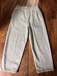 UNIQLO:C ユニクロC スウェットワイドパンツ Mサイズ グレー標準丈