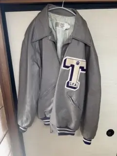 70s レザージャケット　howe ナウガレザー　スタジャン