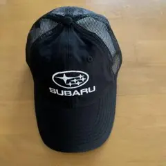 SUBARU メッシュキャップ　黒