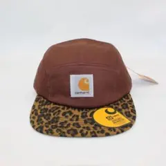 Carhartt ブラウン ヒョウ柄 キャップ