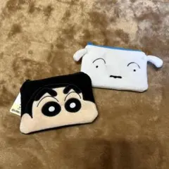 韓国ダイソー　クレヨンしんちゃん コインケース 2点セット