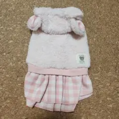 iDog くま耳パーカーワンピ S