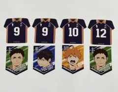 ハイキュー!! ステッカー 8枚セット 烏野高校 ユニフォーム