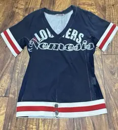 SABOTAGE★ロゴ Vネック★美品★サボタージュ