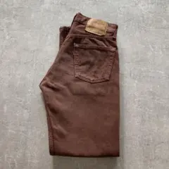 USA製 90s Levi's ブラウンストレートデニム 29x30