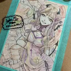 手描きイラスト オリジナル 「水彩画」