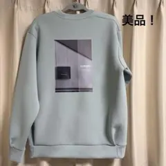 美品　トレーナー　スウェット　グリーン