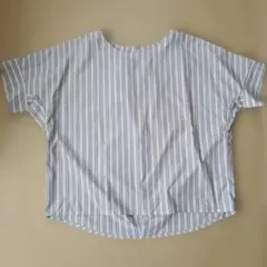 AFTERNOOTEA WARDROBE ストライプ柄 半袖ブラウスのサムネイル