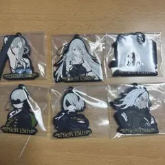 ニーアオートマタ 15周年記念くじ E賞 ラバーストラップ 6種