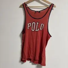 Polo by Ralph Lauren タンクトップ Mサイズ 赤　90s