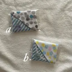 1742・ハンドメイド♡ダブルガーゼミニハンカチ