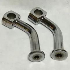 9インチプルバックハンドルライザー クローム ハーレー - メルカリ
