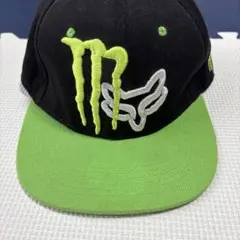 Monster Energy フラットビルキャップ 黒/緑のサムネイル