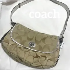 ☆coach Y2k コーチ ショルダー バッグ　シルバー