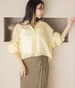 LOWRYS FARM シアーシャツ LS イエローのサムネイル