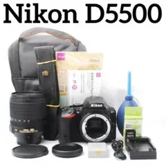 Nikon D5600 一眼レフカメラ スマホ転送 ダブルレンズセット 動作正常