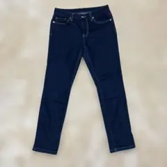 GUダークブルー スキニーデニム
