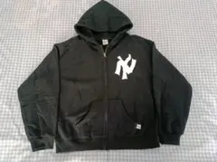 akimbo club 短丈 ジップパーカー y2k 激レア 確実正規品 AKIMBO ZIP-UP HOODIE Yankees - メルカリ