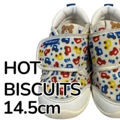 【お値下げ！】HOT BISCUITS 14.5cm 車柄ベビースニーカー