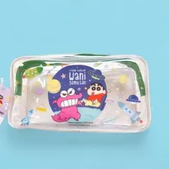 韓国ダイソー　クレヨンしんちゃん　公式商品　クリアポーチ　匿名配送