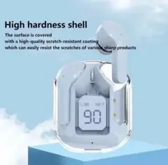 【新品未使用】T2ワイヤレスBluetoothイヤホン　透明ブルー