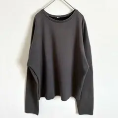 ザラ　ザラベーシック　長袖　Tシャツ　ロンT Uネック　無地　シンプル