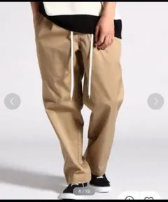 ディッキーズ ストラップ付きワイドパンツ ヘザーグレー　S ストラップ欠品