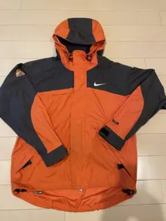 Nike ACG マウンテンパーカー Sサイズ オレンジ/グレー　ビンテージ