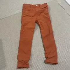 BREEZE オレンジ スリムフィットパンツ 110