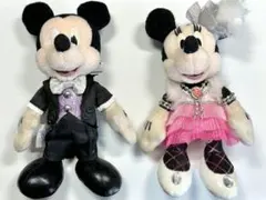 ディズニーシー ビックバンドビート 15周年 ぬいぐるみバッジ ミッキー ミニー